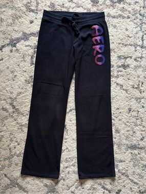 Y2K Aeropostale Black Sweatpants